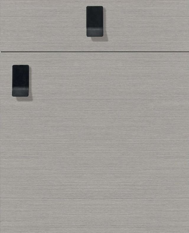 Façade Acier brossé