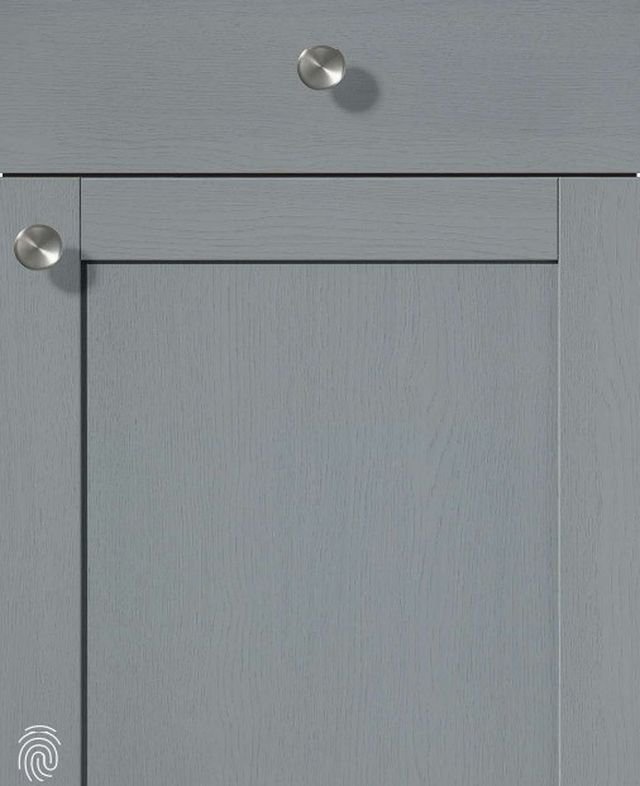 Façade Structure bois bleu pierre